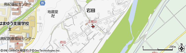 和歌山県西牟婁郡上富田町岩田2828周辺の地図
