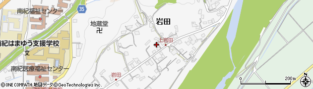 和歌山県西牟婁郡上富田町岩田2843周辺の地図