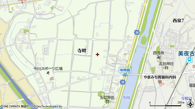 〒824-0042 福岡県行橋市寺畔の地図