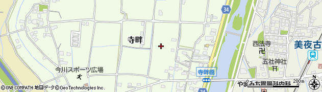 福岡県行橋市寺畔周辺の地図