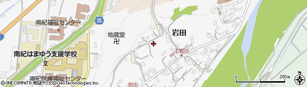 和歌山県西牟婁郡上富田町岩田2677周辺の地図