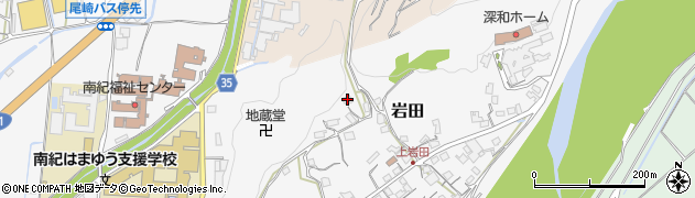 和歌山県西牟婁郡上富田町岩田2674周辺の地図