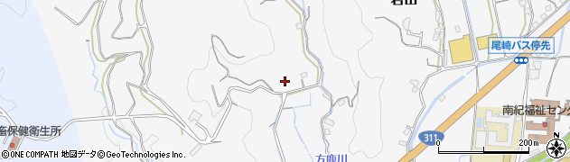 和歌山県西牟婁郡上富田町岩田1963周辺の地図