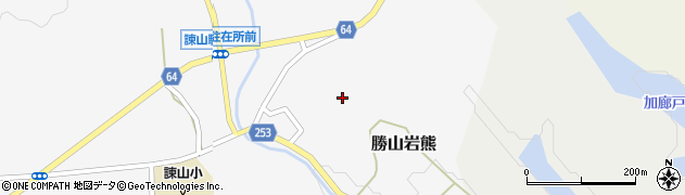 福岡県京都郡みやこ町勝山岩熊周辺の地図