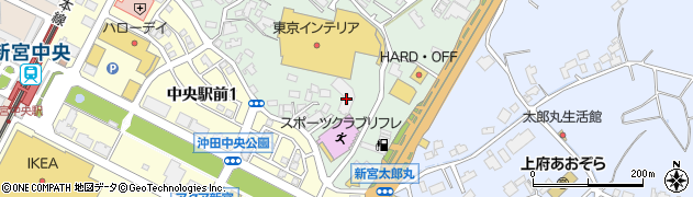 グランフォート　新宮店周辺の地図