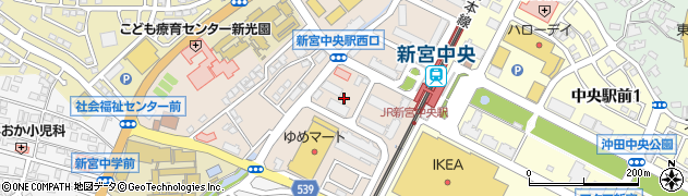 秋山クリニック新宮院周辺の地図