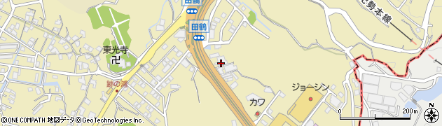 庵田自動車商会田辺営業所周辺の地図