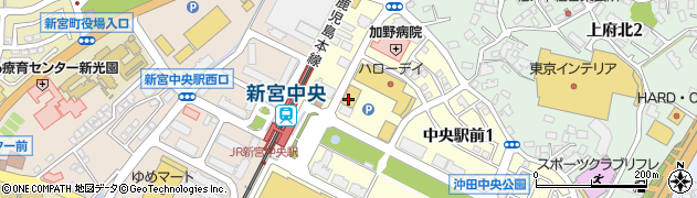 しゃぶしゃぶダイニングＭＫ新宮店周辺の地図