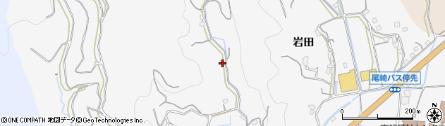 和歌山県西牟婁郡上富田町岩田1986周辺の地図