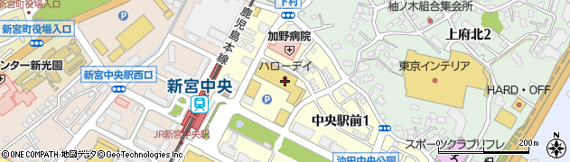 サンドラッグ新宮中央店周辺の地図