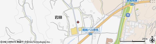 和歌山県上富田町（西牟婁郡）岩田周辺の地図