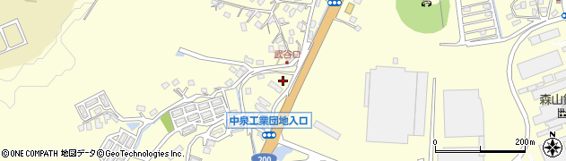 福岡県直方市中泉1244周辺の地図