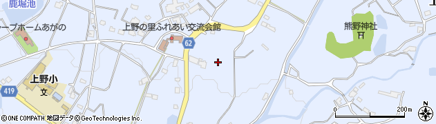 福岡県福智町（田川郡）上野周辺の地図