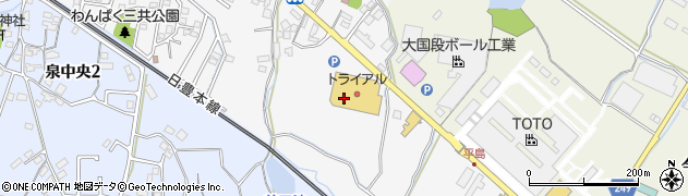トライアル行橋店周辺の地図