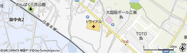 スーパーセンタートライアル行橋店周辺の地図