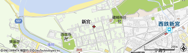 新宮相島漁協新宮支所周辺の地図