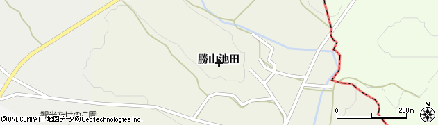 福岡県京都郡みやこ町勝山池田周辺の地図