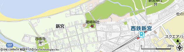 磯崎神社周辺の地図