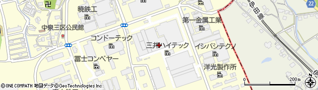 株式会社三井ハイテック直方事業所　直方工場周辺の地図