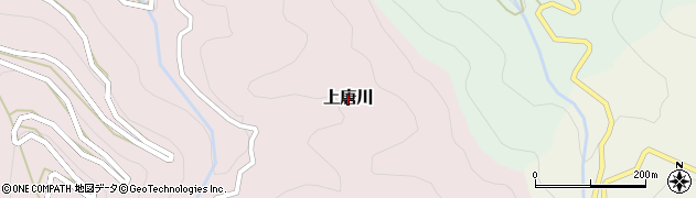 愛媛県伊予市上唐川周辺の地図
