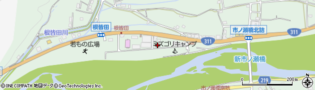 上富田町立　市ノ瀬高齢者憩の家周辺の地図