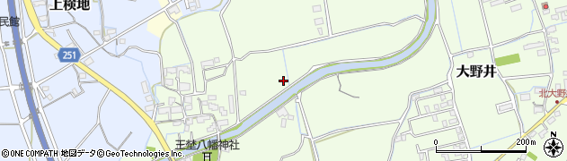 井尻川周辺の地図