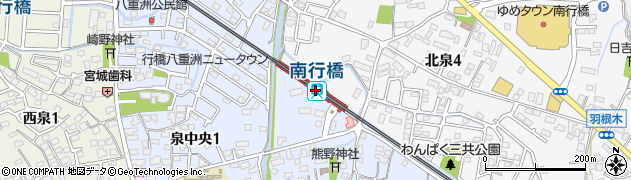 福岡県行橋市周辺の地図