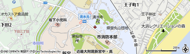 ユーシーシーフーヅ株式会社　新宮営業所周辺の地図