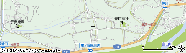 和歌山県上富田町（西牟婁郡）市ノ瀬周辺の地図