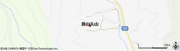 福岡県京都郡みやこ町勝山矢山周辺の地図