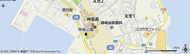 和歌山県立神島高等学校周辺の地図