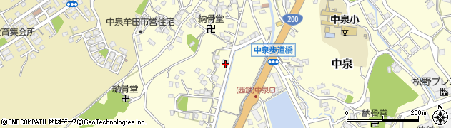 福岡県直方市中泉1163周辺の地図