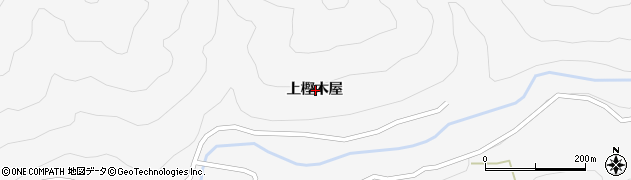 徳島県海部郡海陽町小川上樫木屋周辺の地図