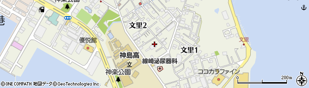 和歌山県田辺市文里周辺の地図