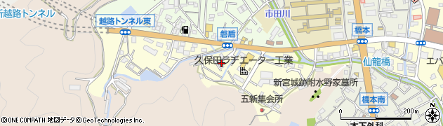 和歌山県新宮市五新周辺の地図