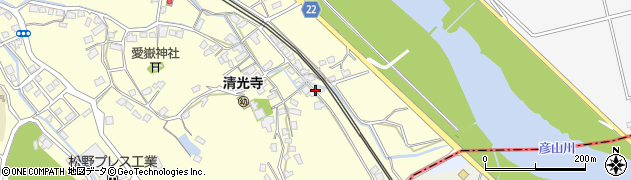 福岡県直方市中泉36周辺の地図