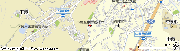 福岡県直方市中泉1097周辺の地図