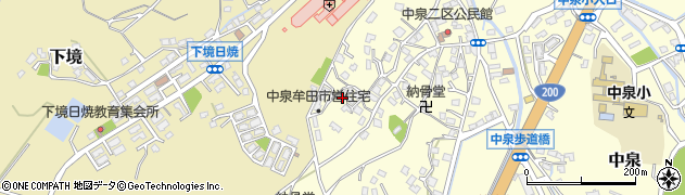 福岡県直方市中泉1091周辺の地図