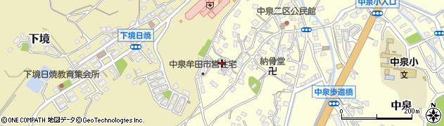 福岡県直方市中泉1090周辺の地図