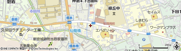 ファミリーマート新宮庁舎前店周辺の地図