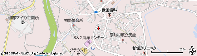 ベルサンファミリー宮田店周辺の地図