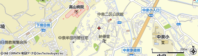 福岡県直方市中泉1013周辺の地図