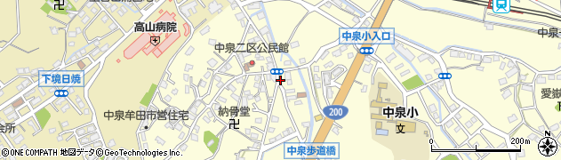 福岡県直方市中泉1036周辺の地図