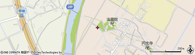 福岡県行橋市津留周辺の地図
