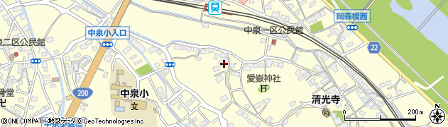 福岡県直方市中泉126周辺の地図