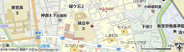 和歌山県新宮市緑ケ丘周辺の地図