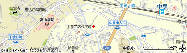福岡県直方市中泉727周辺の地図