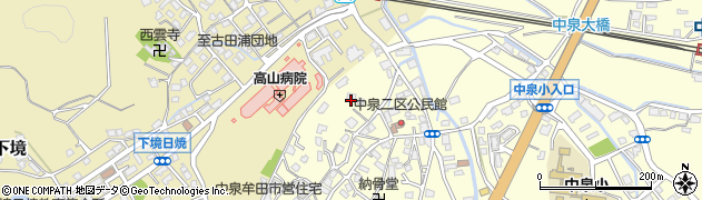 福岡県直方市中泉1063-1周辺の地図