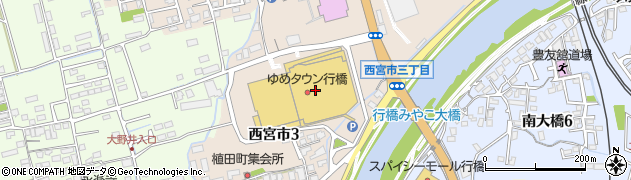 ジーユーゆめタウン行橋店周辺の地図