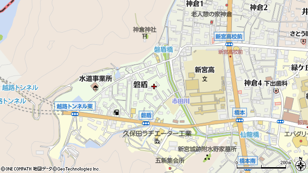 〒647-0051 和歌山県新宮市磐盾の地図